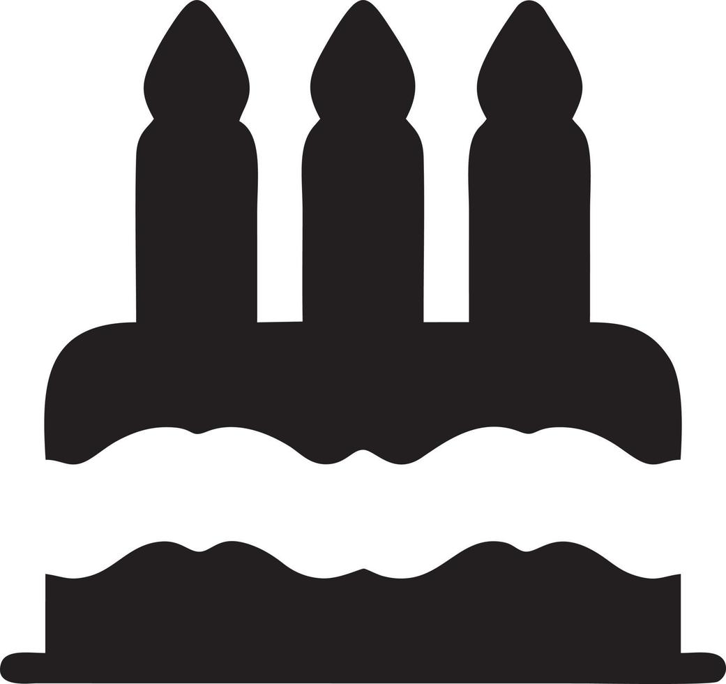 Cake icon symbol vector image. Illustration of the bakery birthday isolated design image. EPS 10
