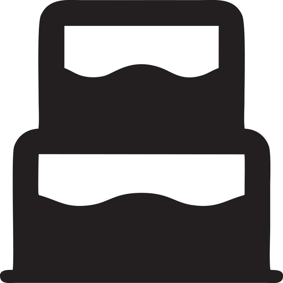 Cake icon symbol vector image. Illustration of the bakery birthday isolated design image. EPS 10