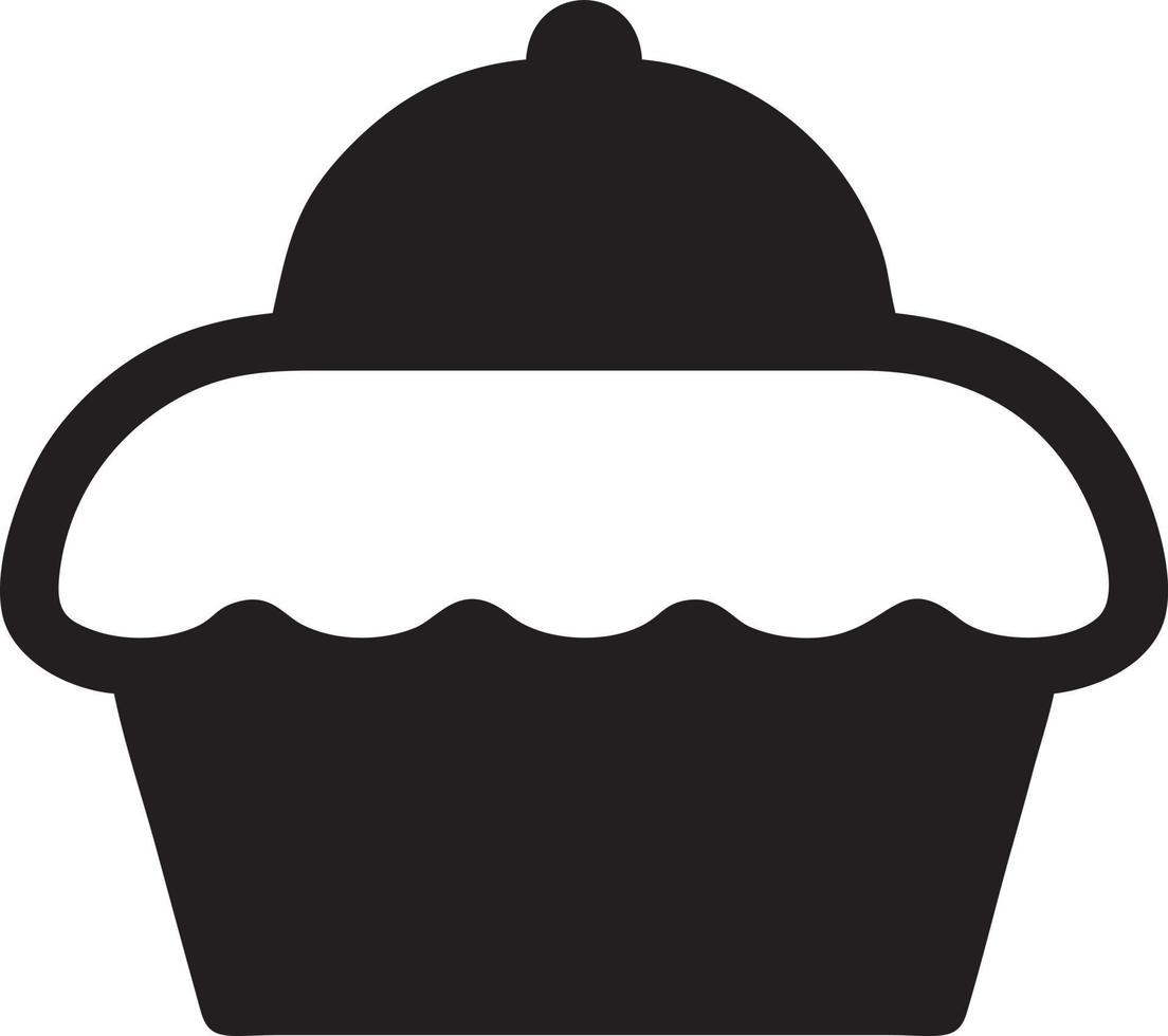 Cake icon symbol vector image. Illustration of the bakery birthday isolated design image. EPS 10