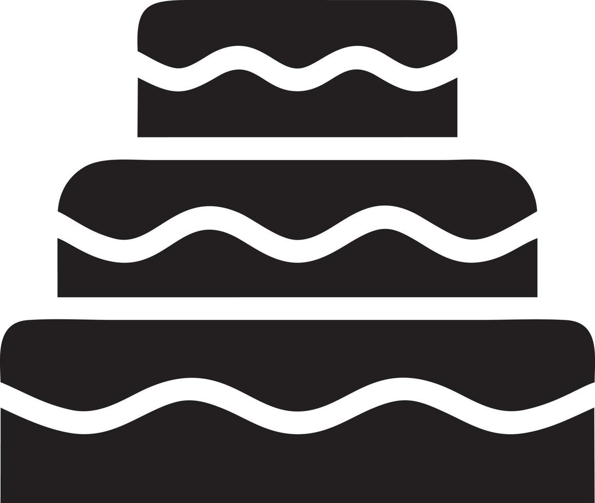 Cake icon symbol vector image. Illustration of the bakery birthday isolated design image. EPS 10