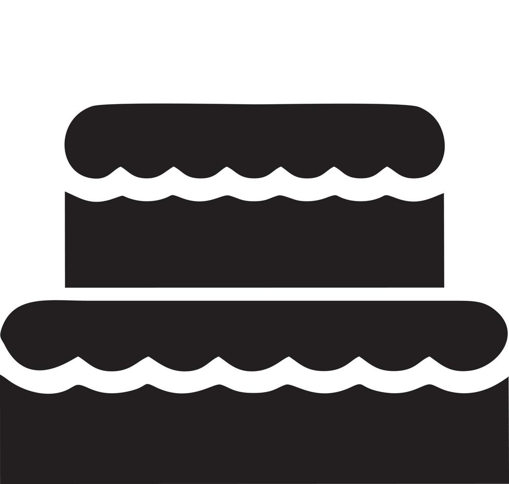 Cake icon symbol vector image. Illustration of the bakery birthday isolated design image. EPS 10
