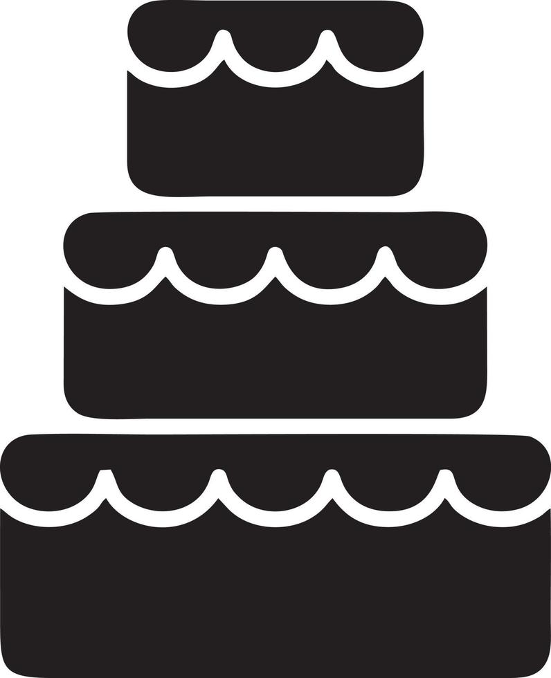 Cake icon symbol vector image. Illustration of the bakery birthday isolated design image. EPS 10