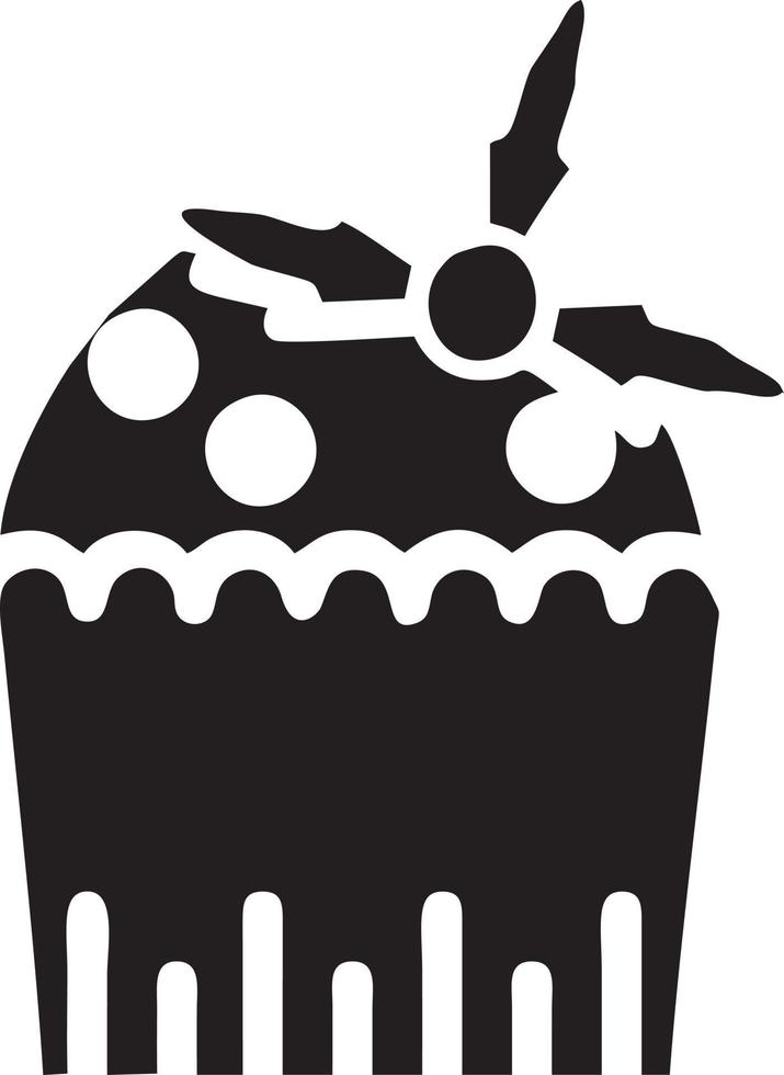 Cake icon symbol vector image. Illustration of the bakery birthday isolated design image. EPS 10