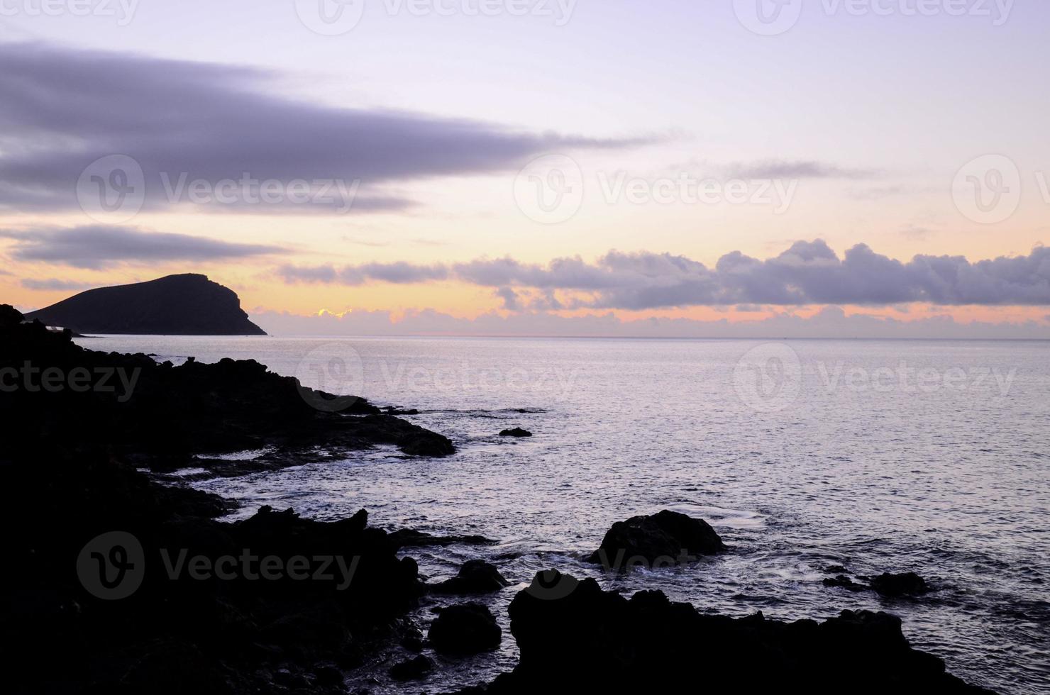 Scenic coastal view photo