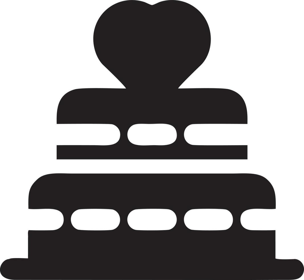 Cake icon symbol vector image. Illustration of the bakery birthday isolated design image. EPS 10