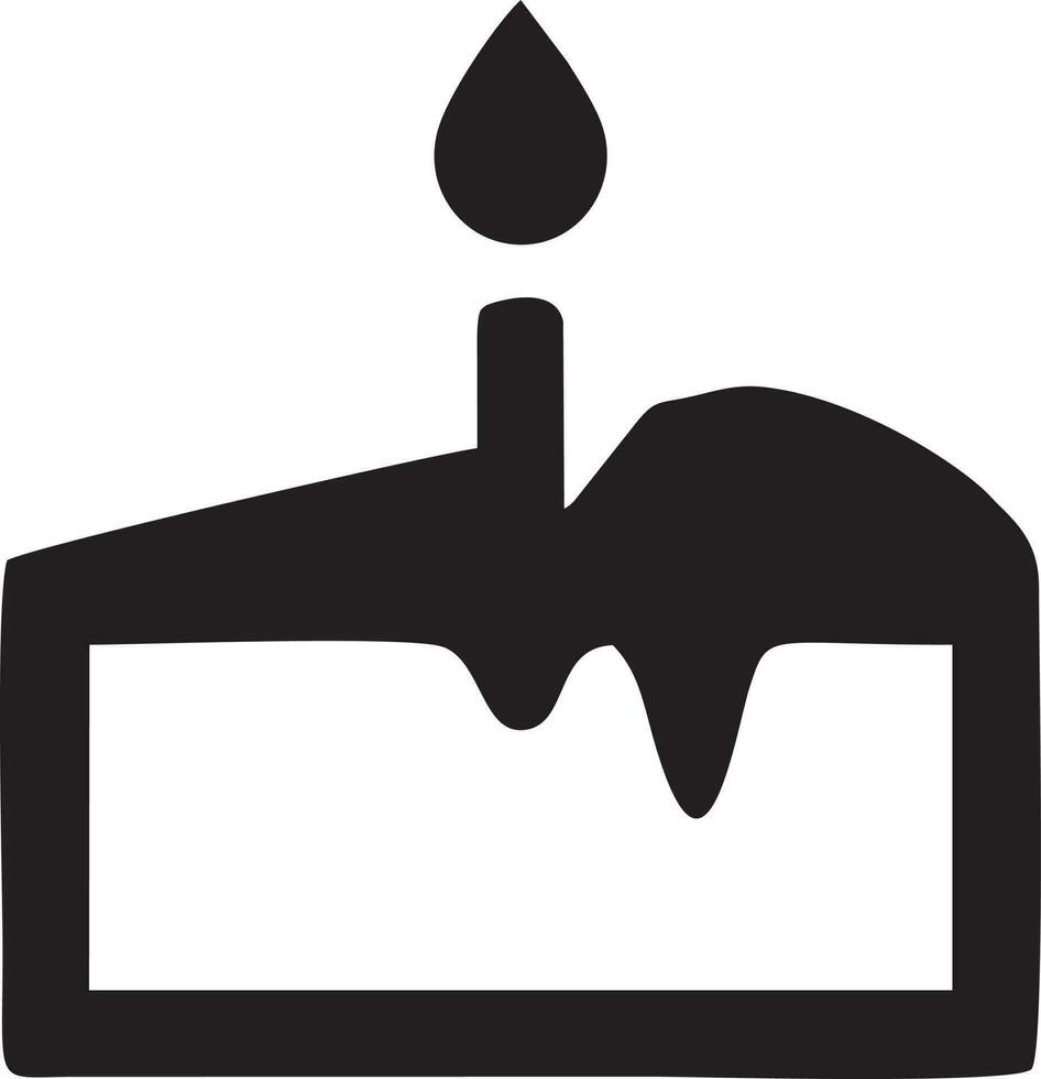 Cake icon symbol vector image. Illustration of the bakery birthday isolated design image. EPS 10