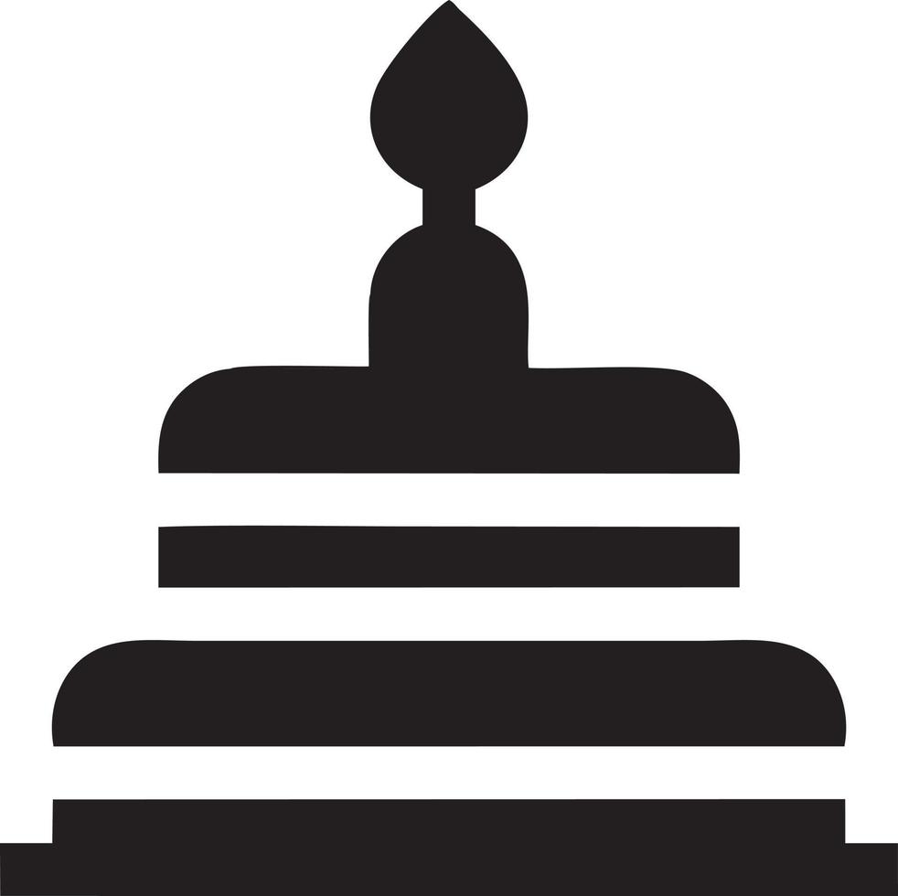 Cake icon symbol vector image. Illustration of the bakery birthday isolated design image. EPS 10