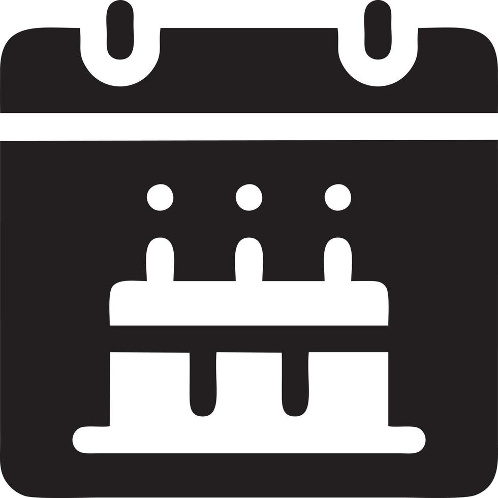Cake icon symbol vector image. Illustration of the bakery birthday isolated design image. EPS 10