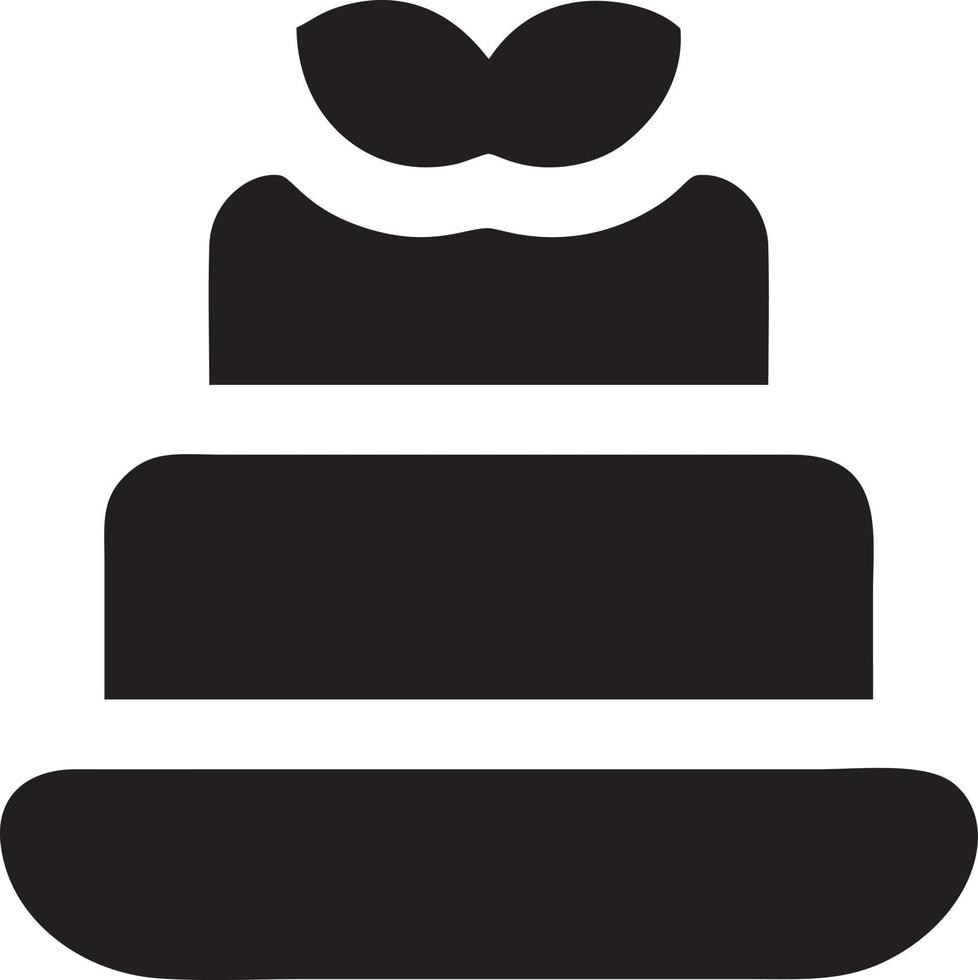 Cake icon symbol vector image. Illustration of the bakery birthday isolated design image. EPS 10