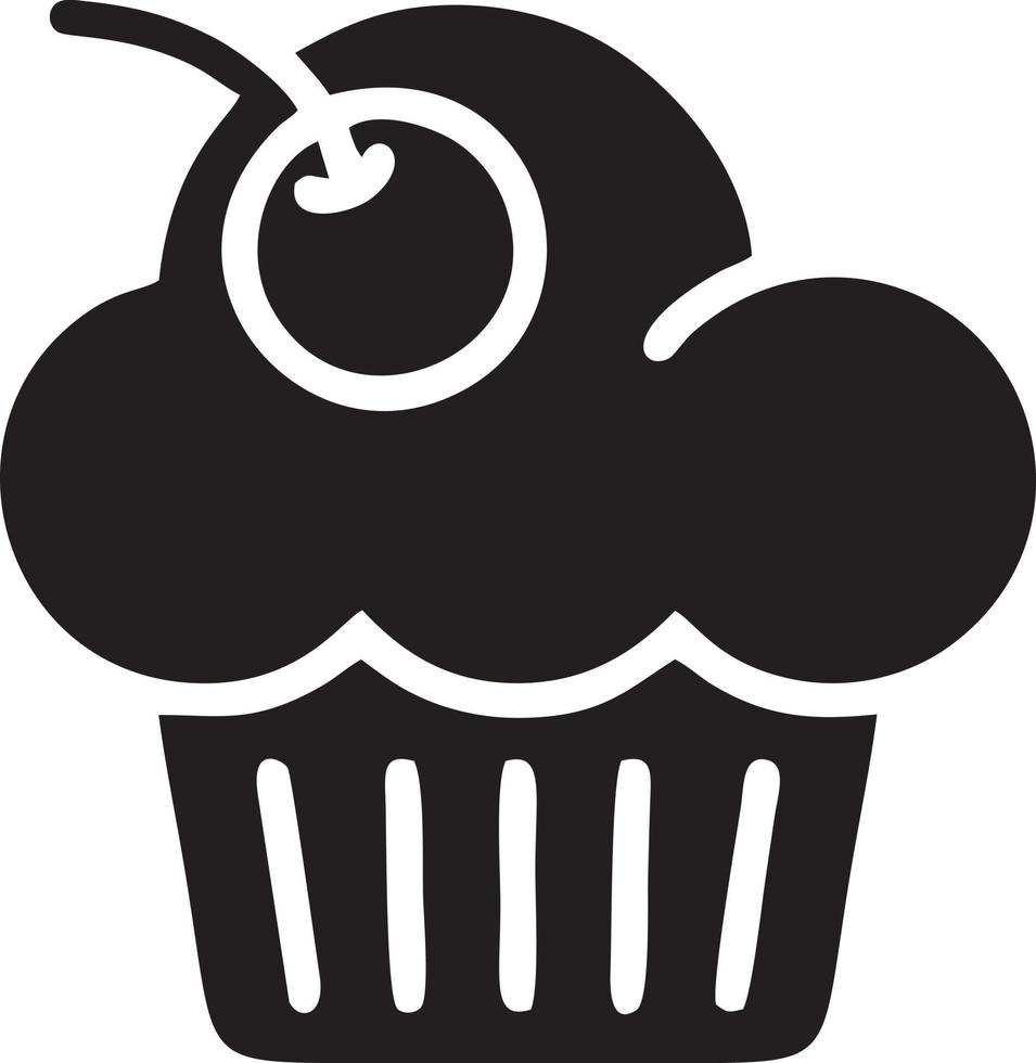 Cake icon symbol vector image. Illustration of the bakery birthday isolated design image. EPS 10