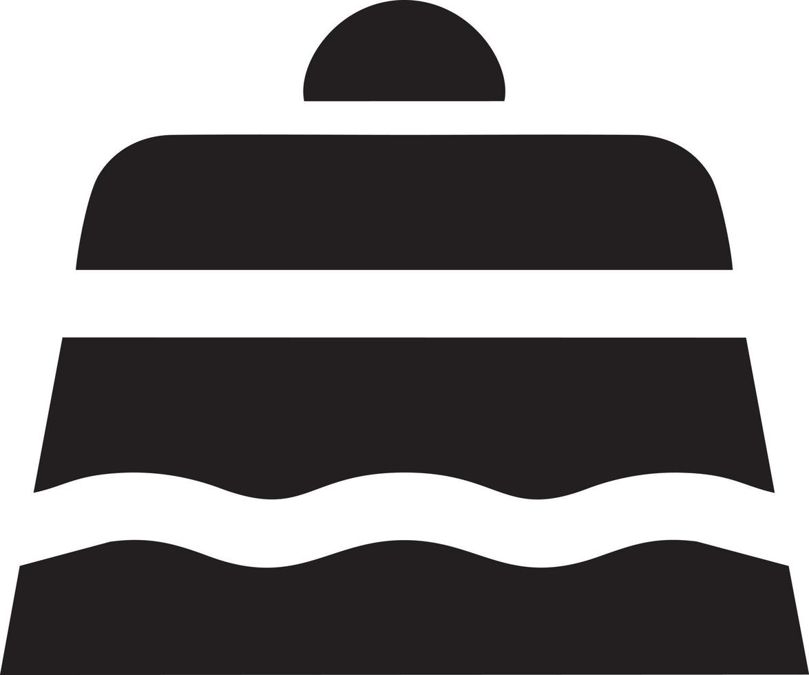 Cake icon symbol vector image. Illustration of the bakery birthday isolated design image. EPS 10