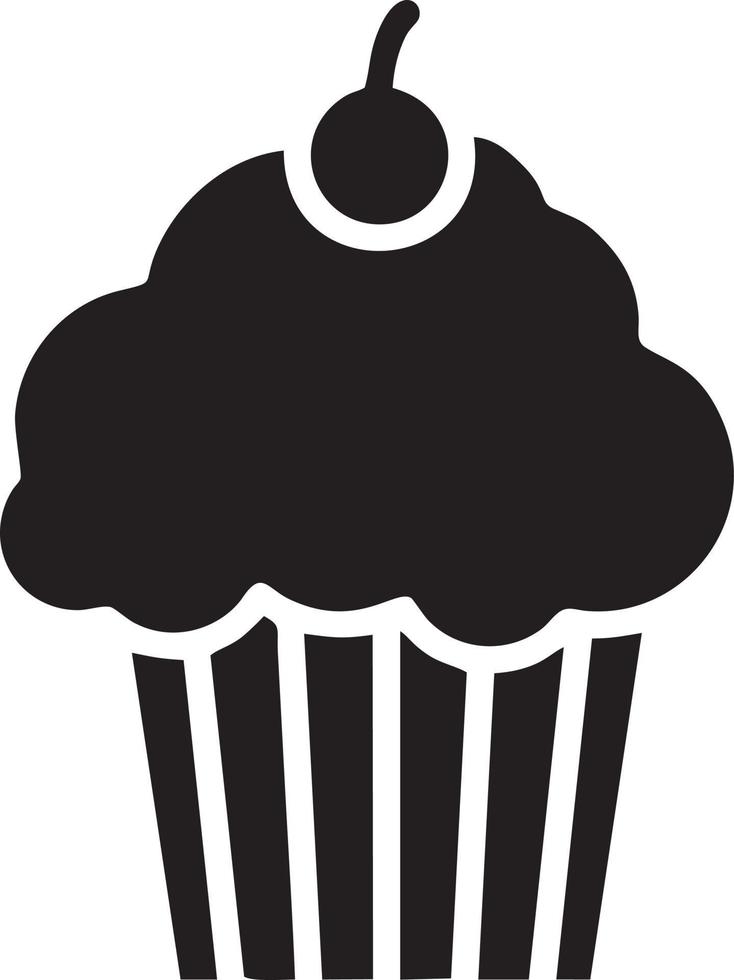 Cake icon symbol vector image. Illustration of the bakery birthday isolated design image. EPS 10