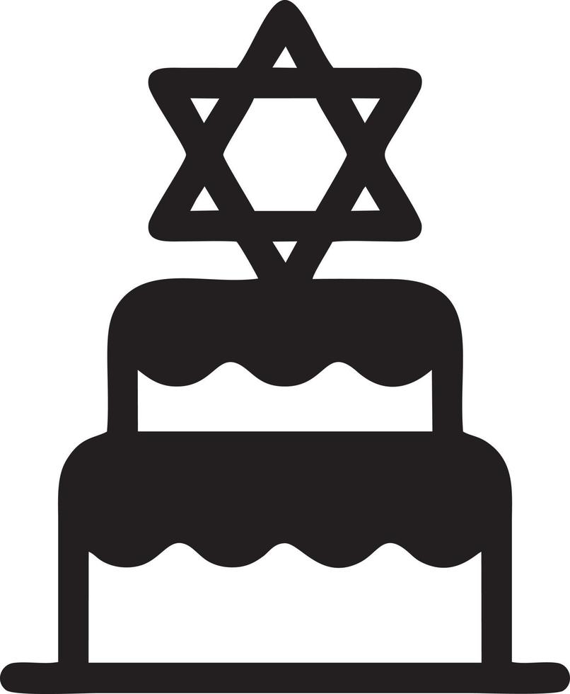 Cake icon symbol vector image. Illustration of the bakery birthday isolated design image. EPS 10