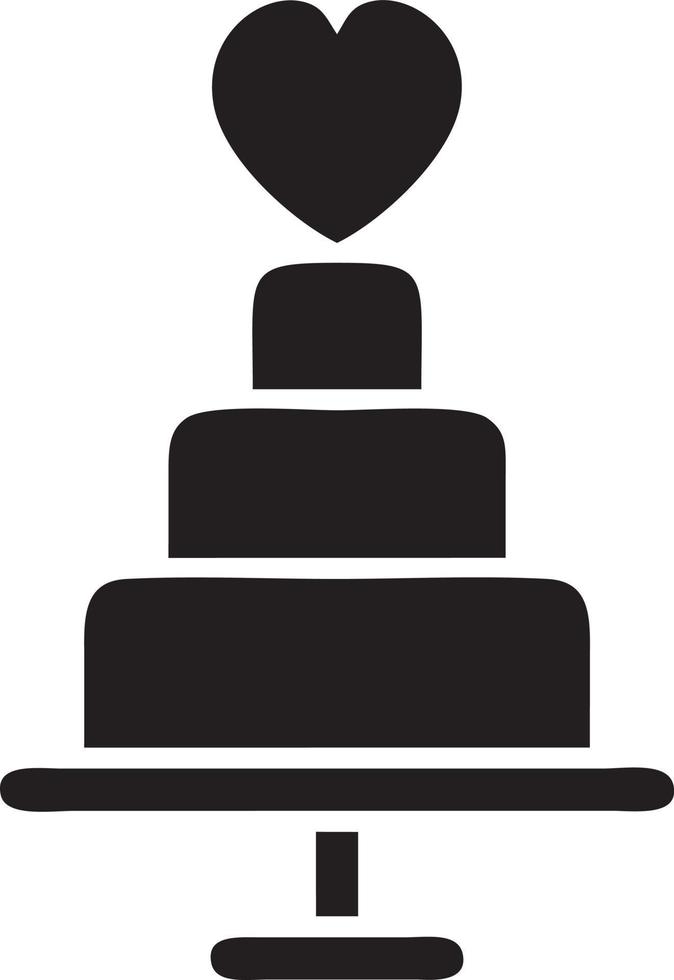Cake icon symbol vector image. Illustration of the bakery birthday isolated design image. EPS 10