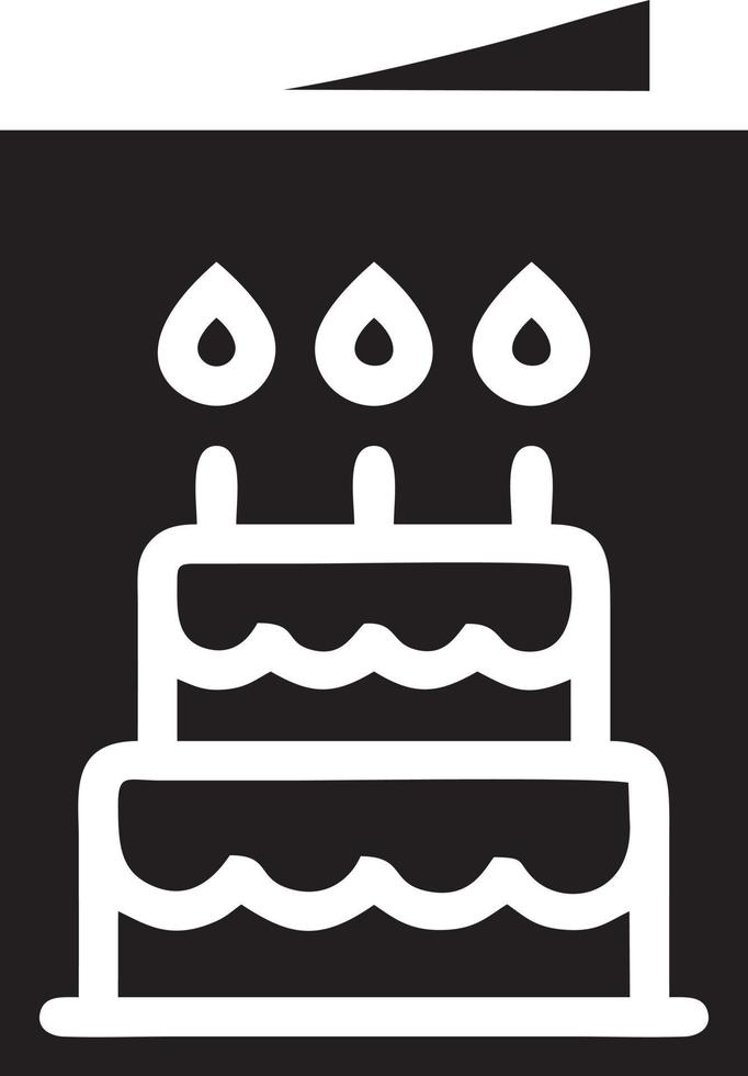 Cake icon symbol vector image. Illustration of the bakery birthday isolated design image. EPS 10