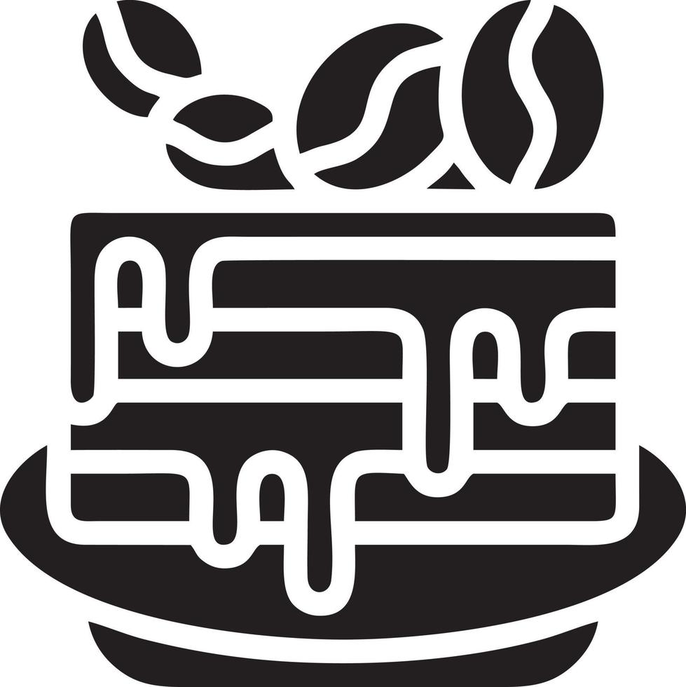 Cake icon symbol vector image. Illustration of the bakery birthday isolated design image. EPS 10
