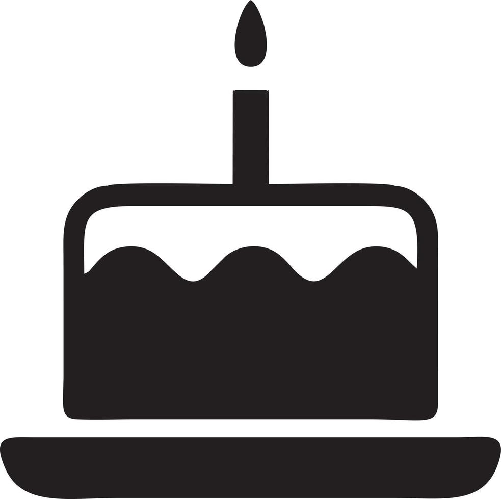 pastel icono símbolo vector imagen. ilustración de el panadería cumpleaños aislado diseño imagen. eps 10