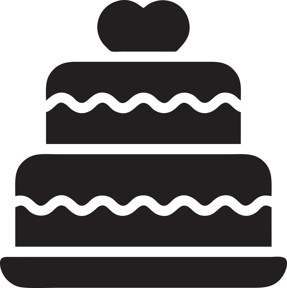 Cake icon symbol vector image. Illustration of the bakery birthday isolated design image. EPS 10