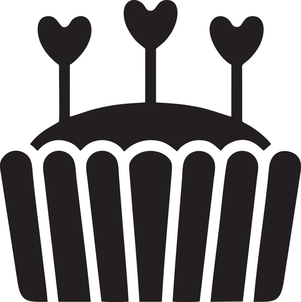Cake icon symbol vector image. Illustration of the bakery birthday isolated design image. EPS 10