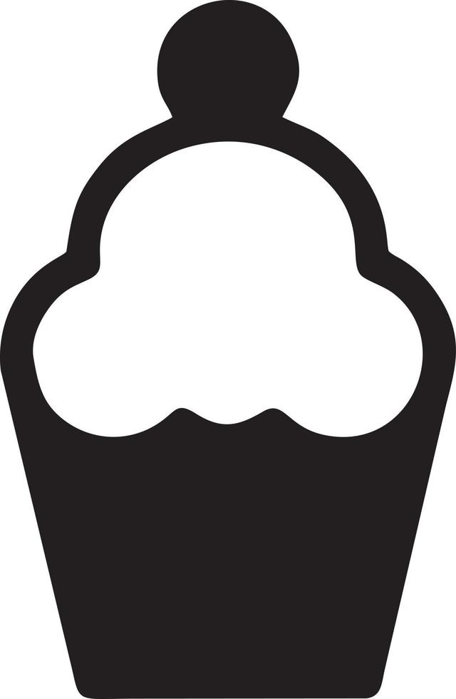 Cake icon symbol vector image. Illustration of the bakery birthday isolated design image. EPS 10