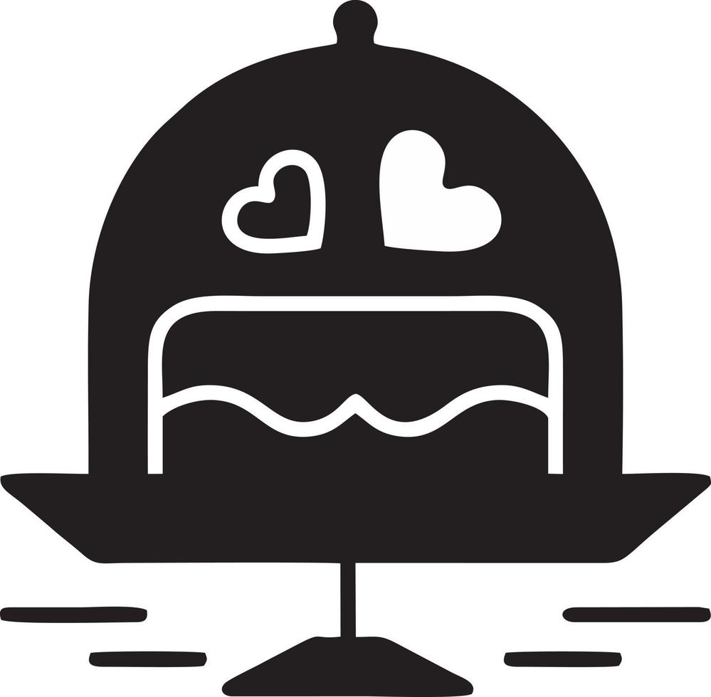 Cake icon symbol vector image. Illustration of the bakery birthday isolated design image. EPS 10