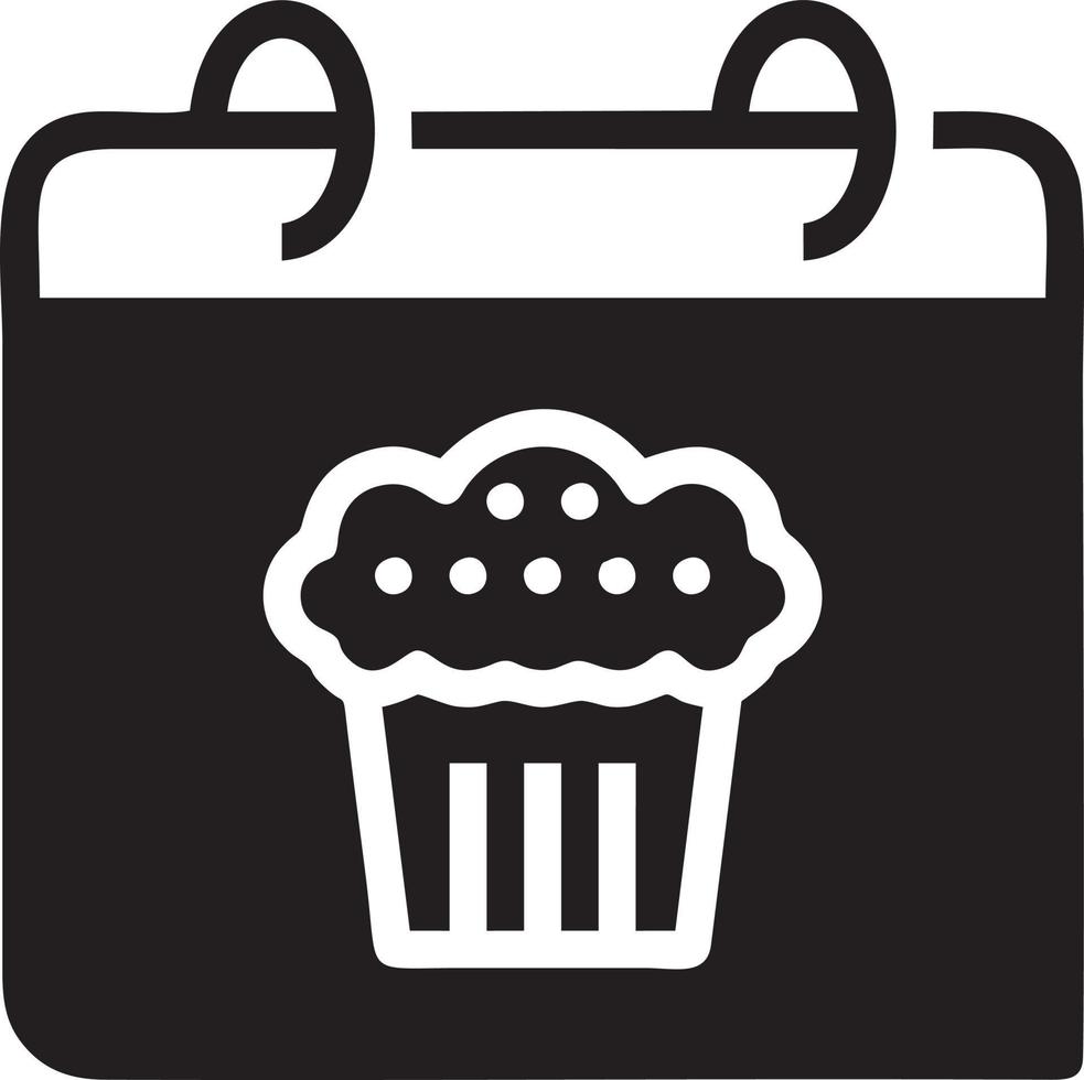 Cake icon symbol vector image. Illustration of the bakery birthday isolated design image. EPS 10