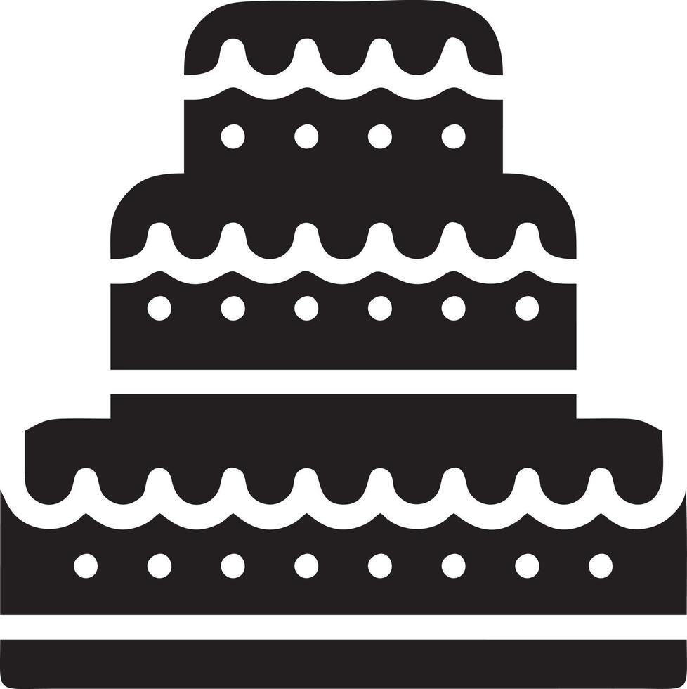Cake icon symbol vector image. Illustration of the bakery birthday isolated design image. EPS 10