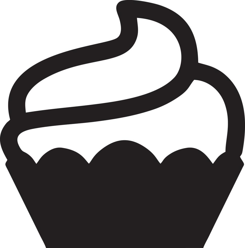 Cake icon symbol vector image. Illustration of the bakery birthday isolated design image. EPS 10