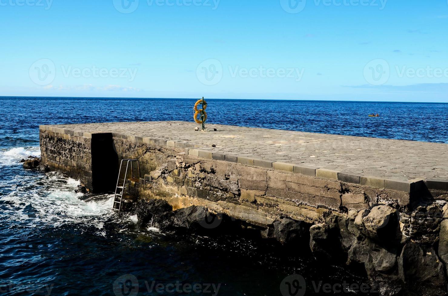 Scenic coastal view photo