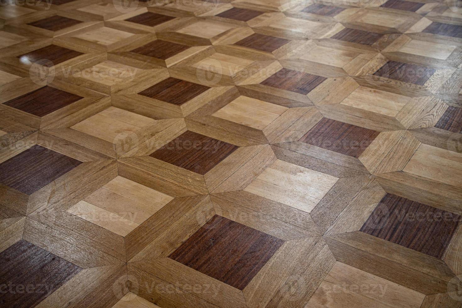 original background from an antique old wooden floor creating an interesting abstract pattern photo