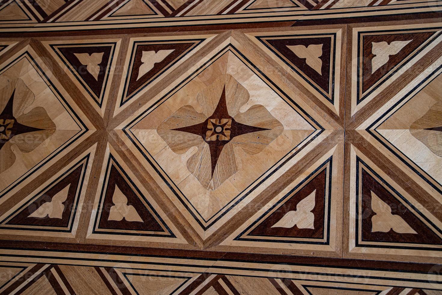 original background from an antique old wooden floor creating an interesting abstract pattern photo