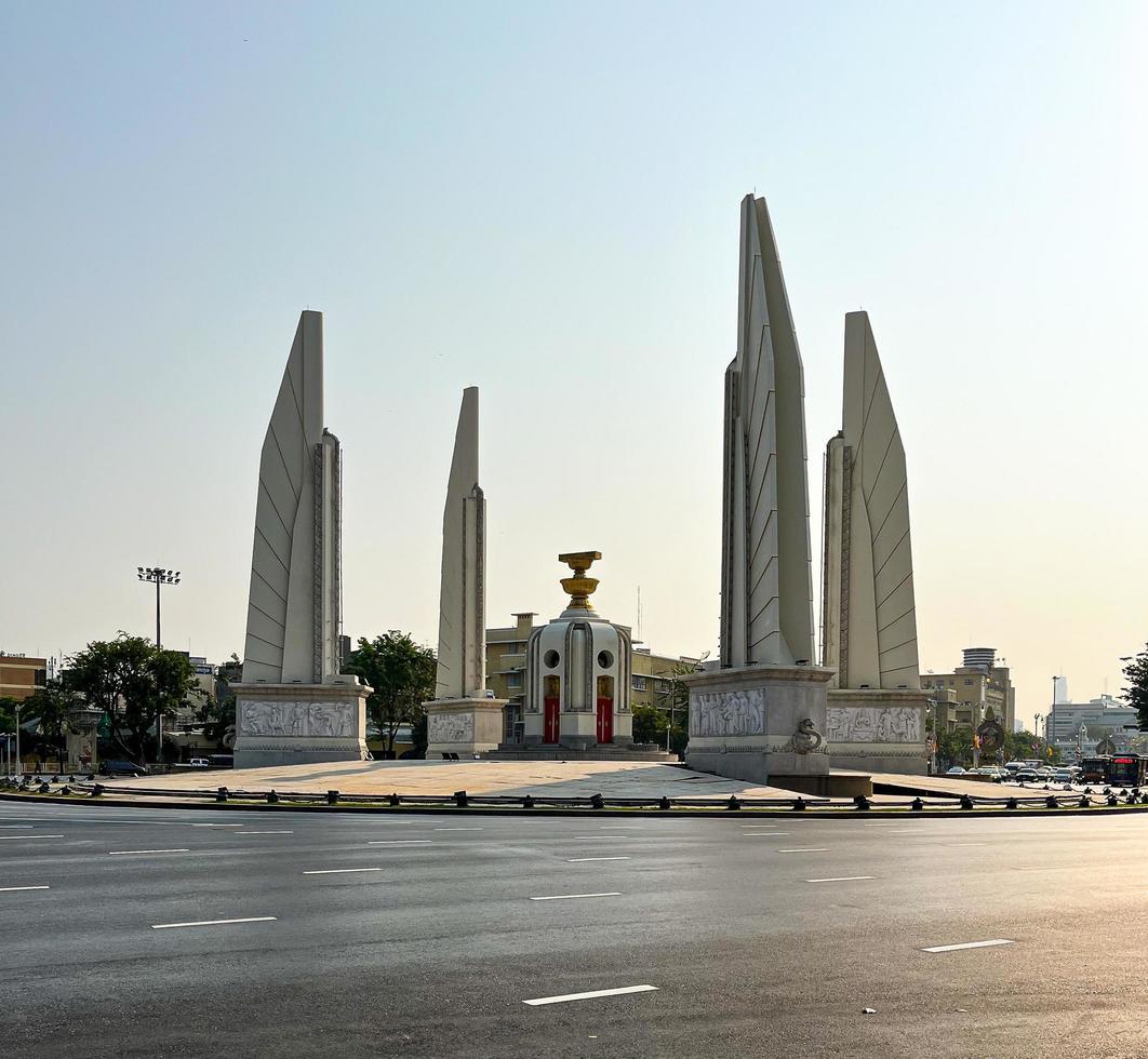 Bangkok, Thailand, 2023. The Democracy Monument. photo