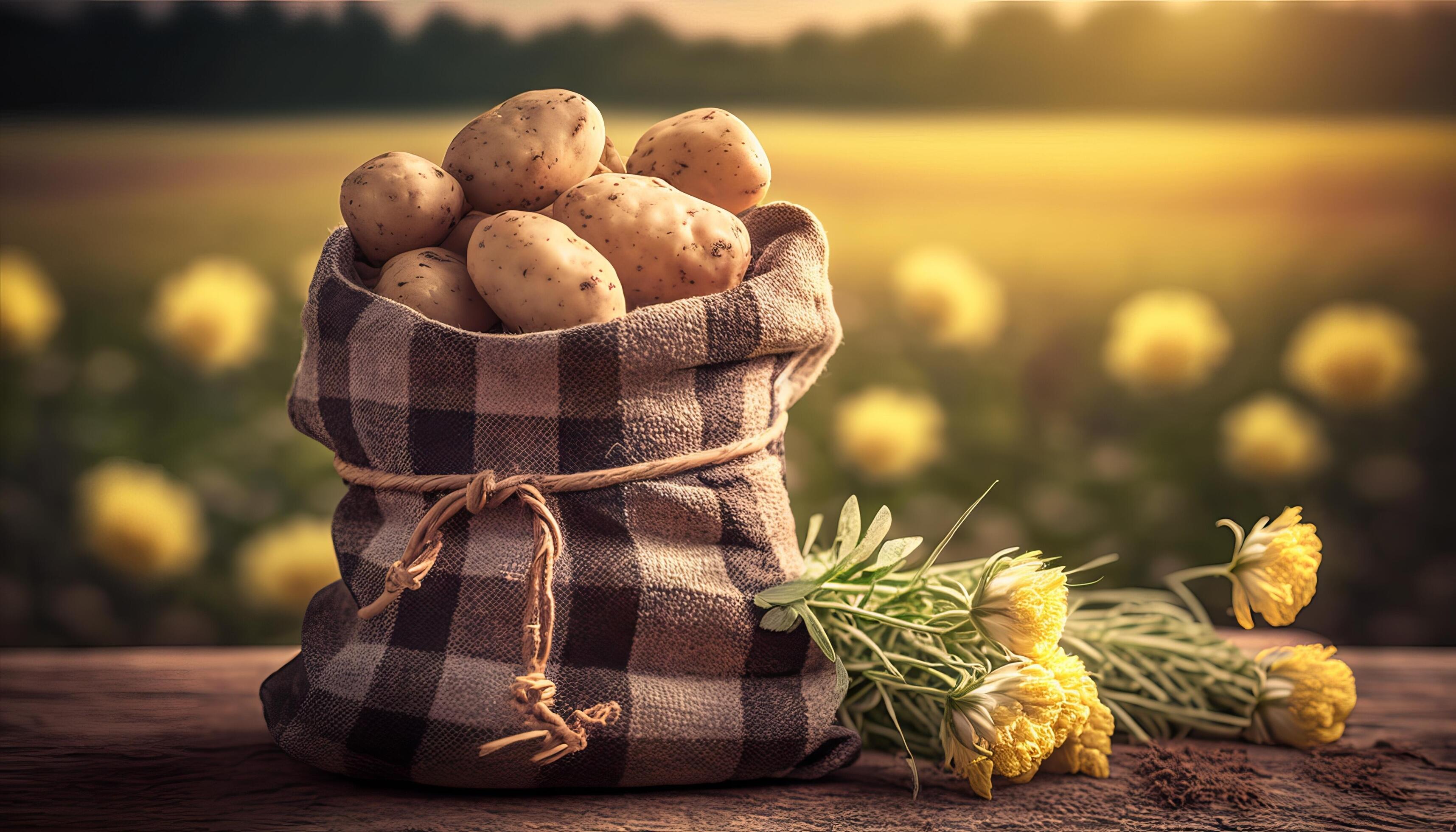 Photo of Potatoe isolated on wooden board isolated on white background.  generative ai 29860722 Stock Photo at Vecteezy