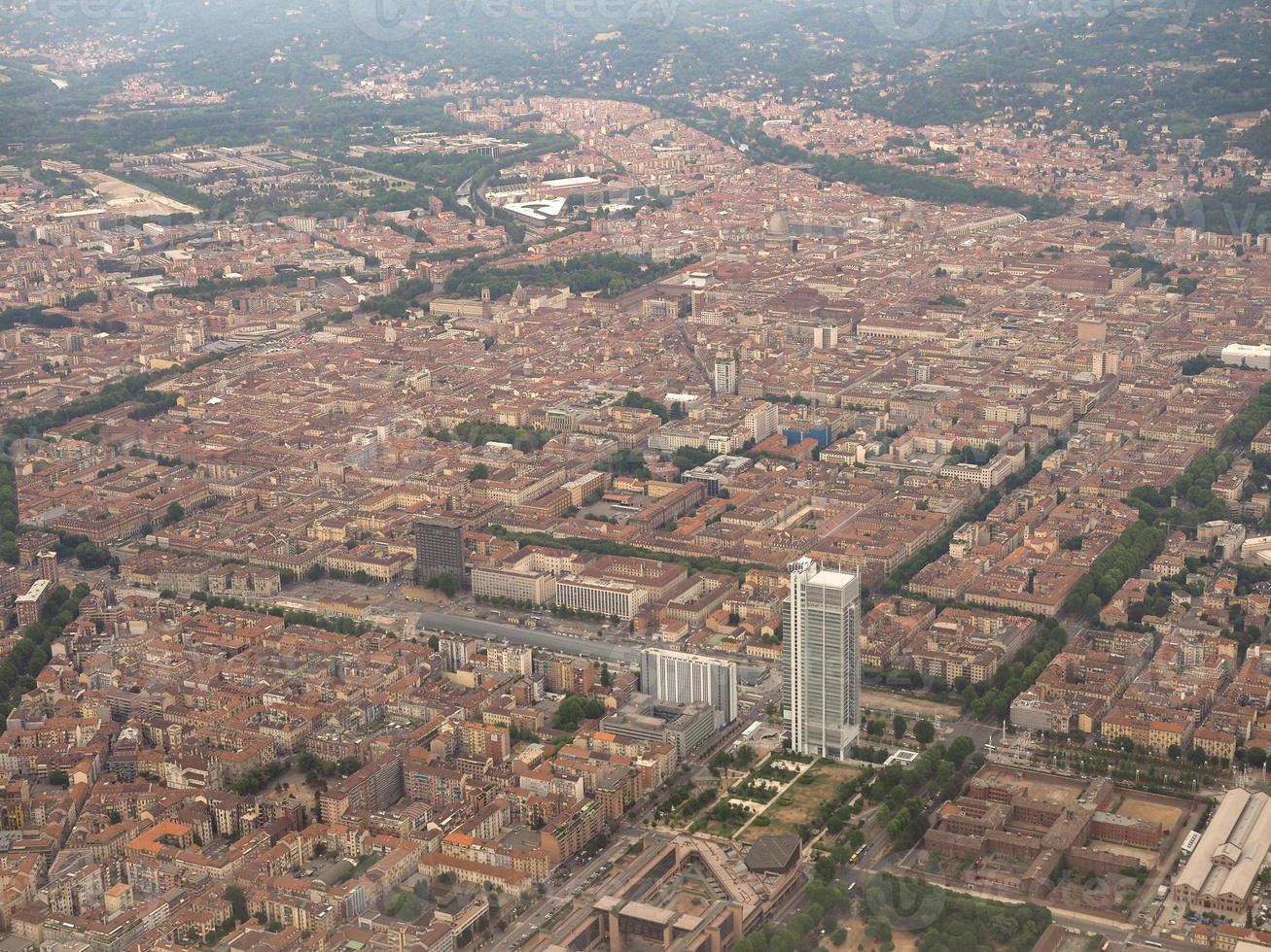 Aerial view of Turin photo