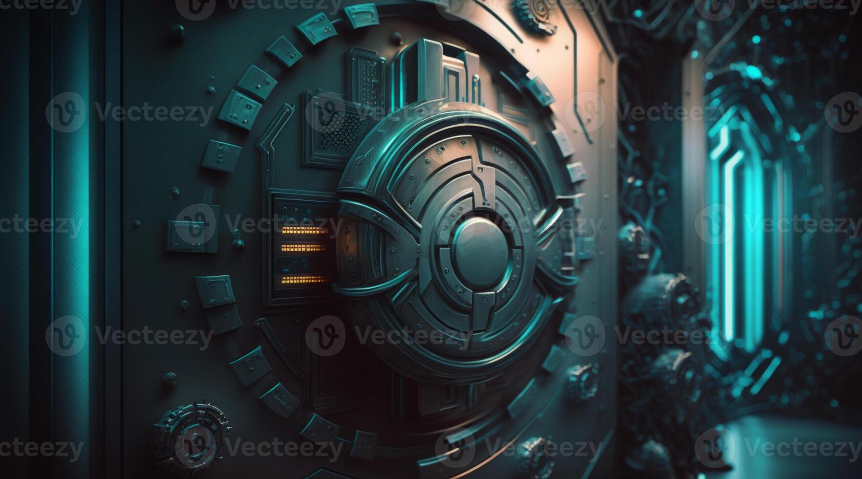 High technology background, photo