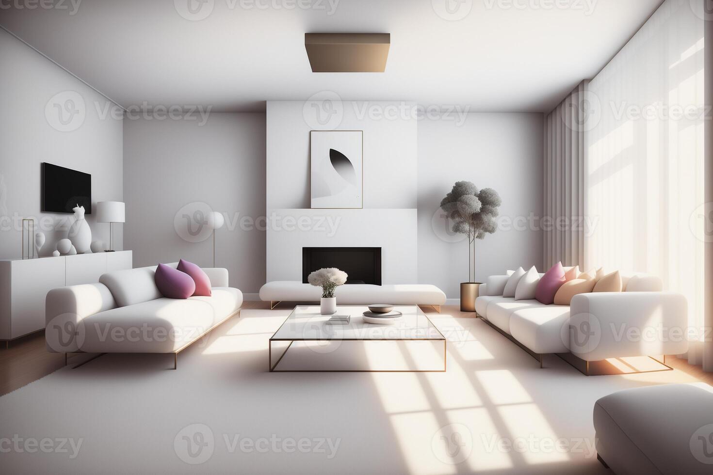 modern home interior background by photo