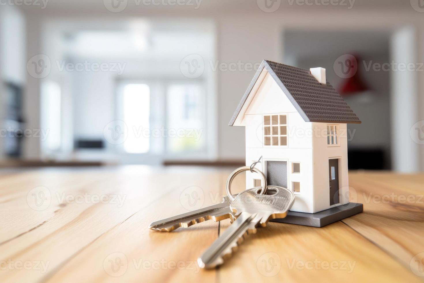 Buying a house Keys with the house photo