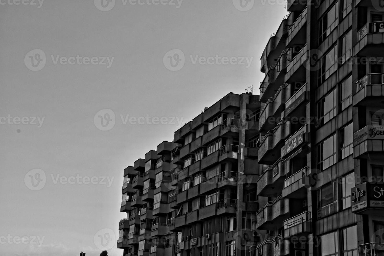 big plain turkish buildings urban architecture photo