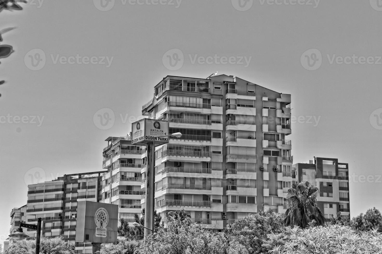 big plain turkish buildings urban architecture photo