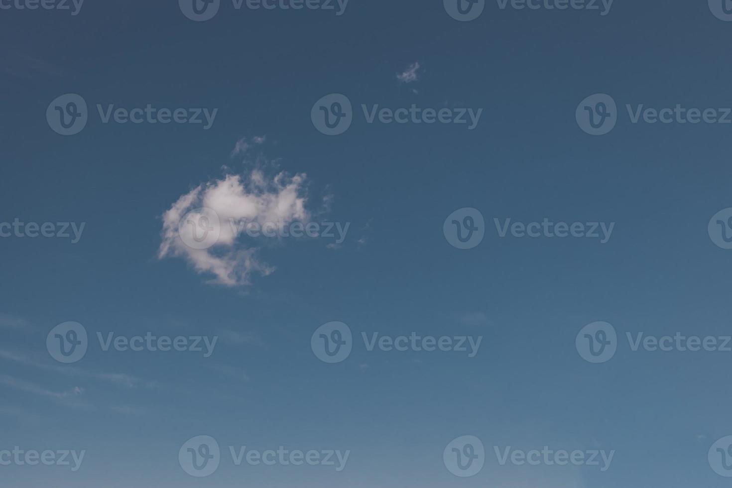 background small white summer cloud against the blue sky minimalistic landscape photo