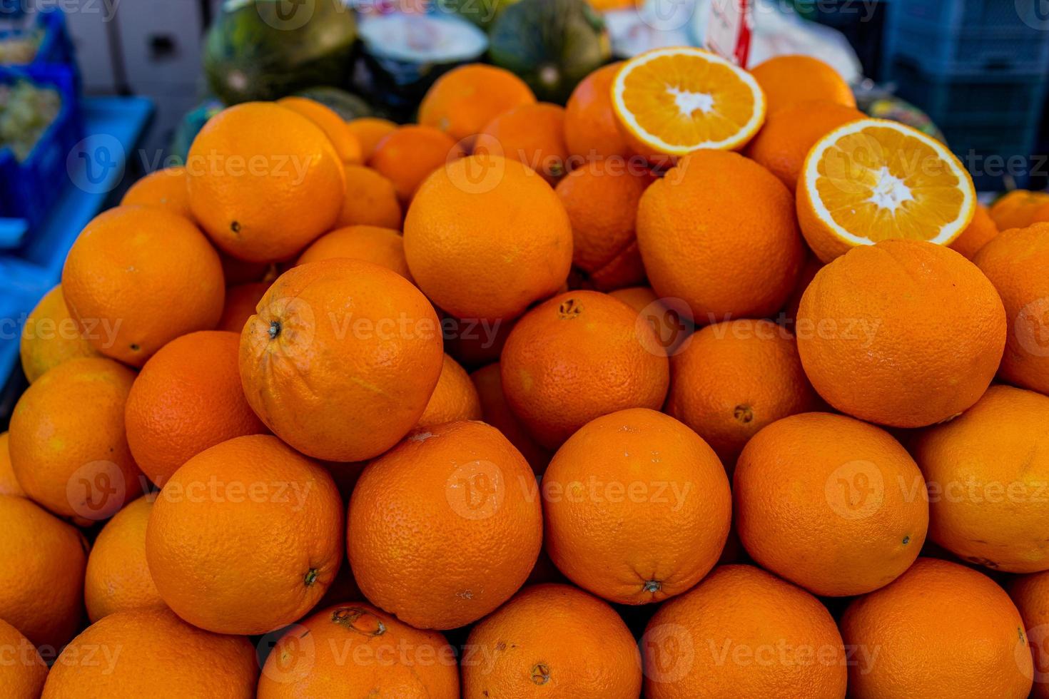 healthy spanish oranges on a market stall 22265244 Stock Photo at Vecteezy