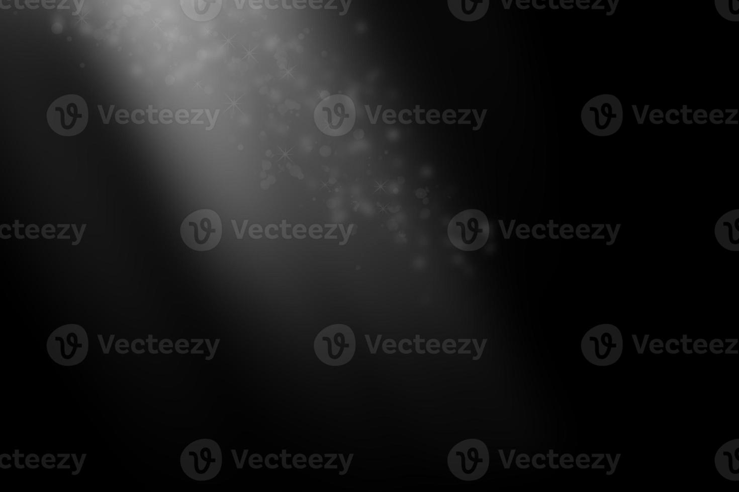 background. Illuminated stage. Background for displaying products. Bright beams of spotlights, shimmering glittering particles, a spot of light. photo