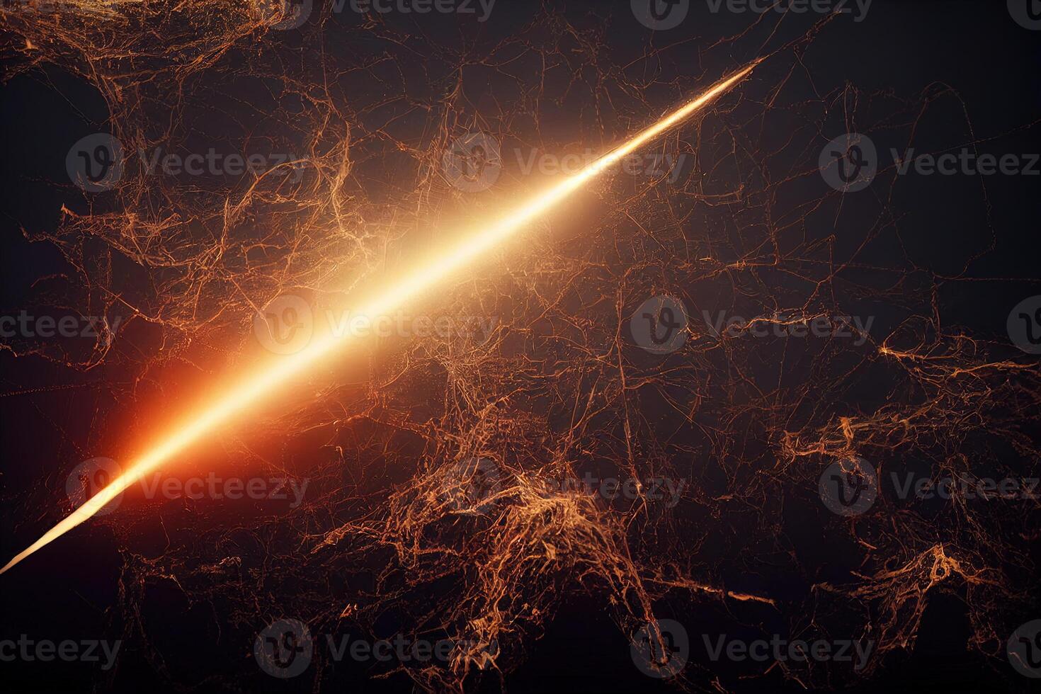 illustration of flash of light in the universe photo