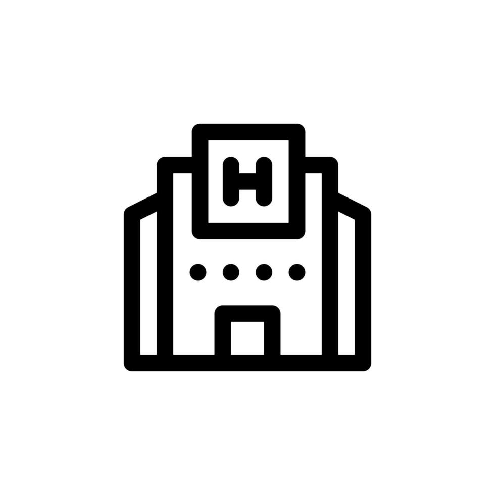 hospital icon vector for any purposes