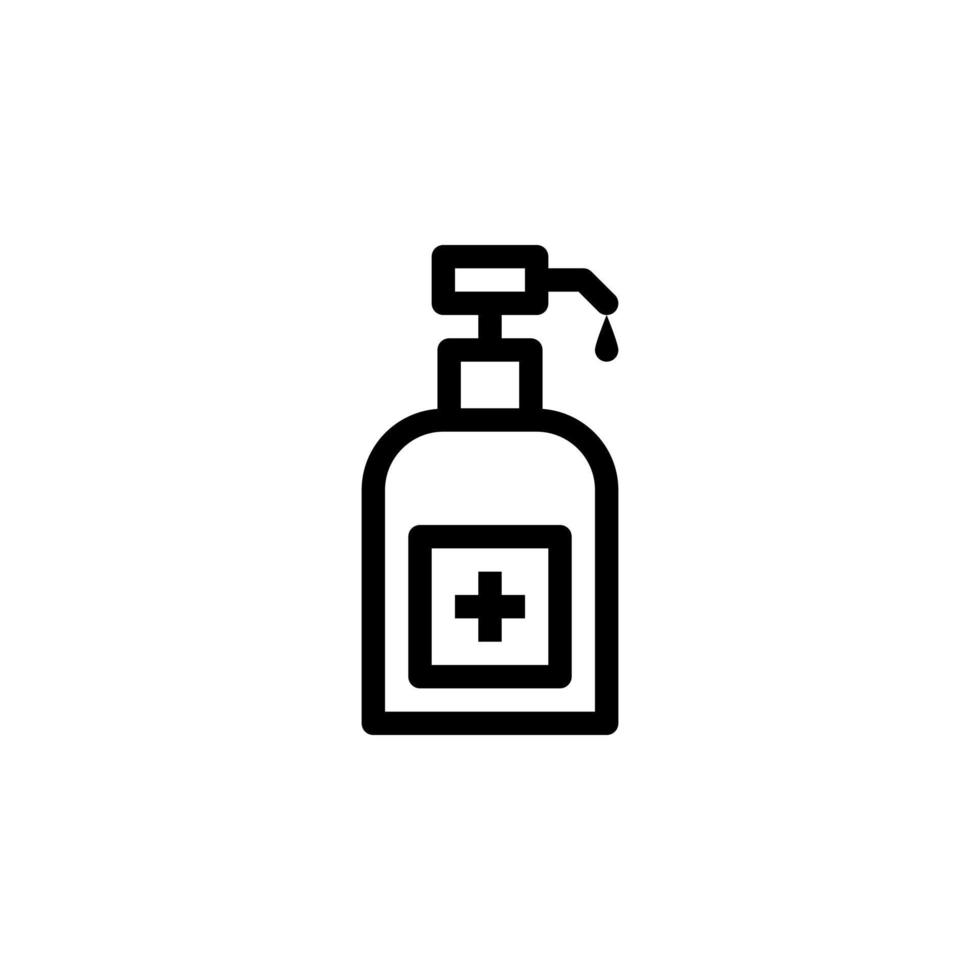 Hand Sanitizer Pump bottle icon vector for any purposes