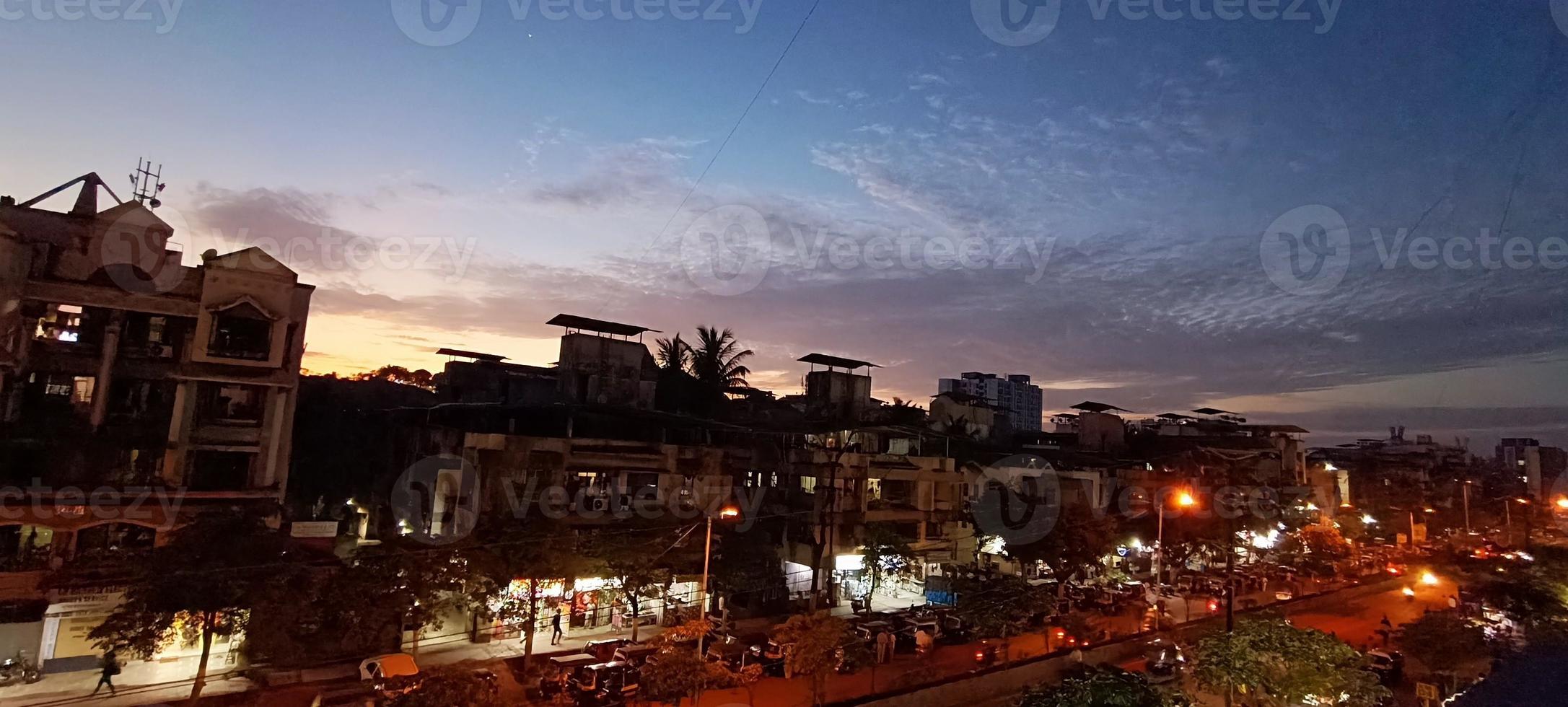 vistoso noche a Mumbai Maharashtra India foto