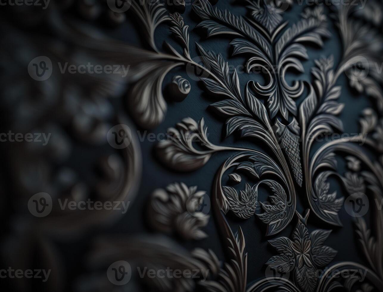real Clásico victoriano gótico antecedentes rococó Venzel y espira creado con generativo ai tecnología foto