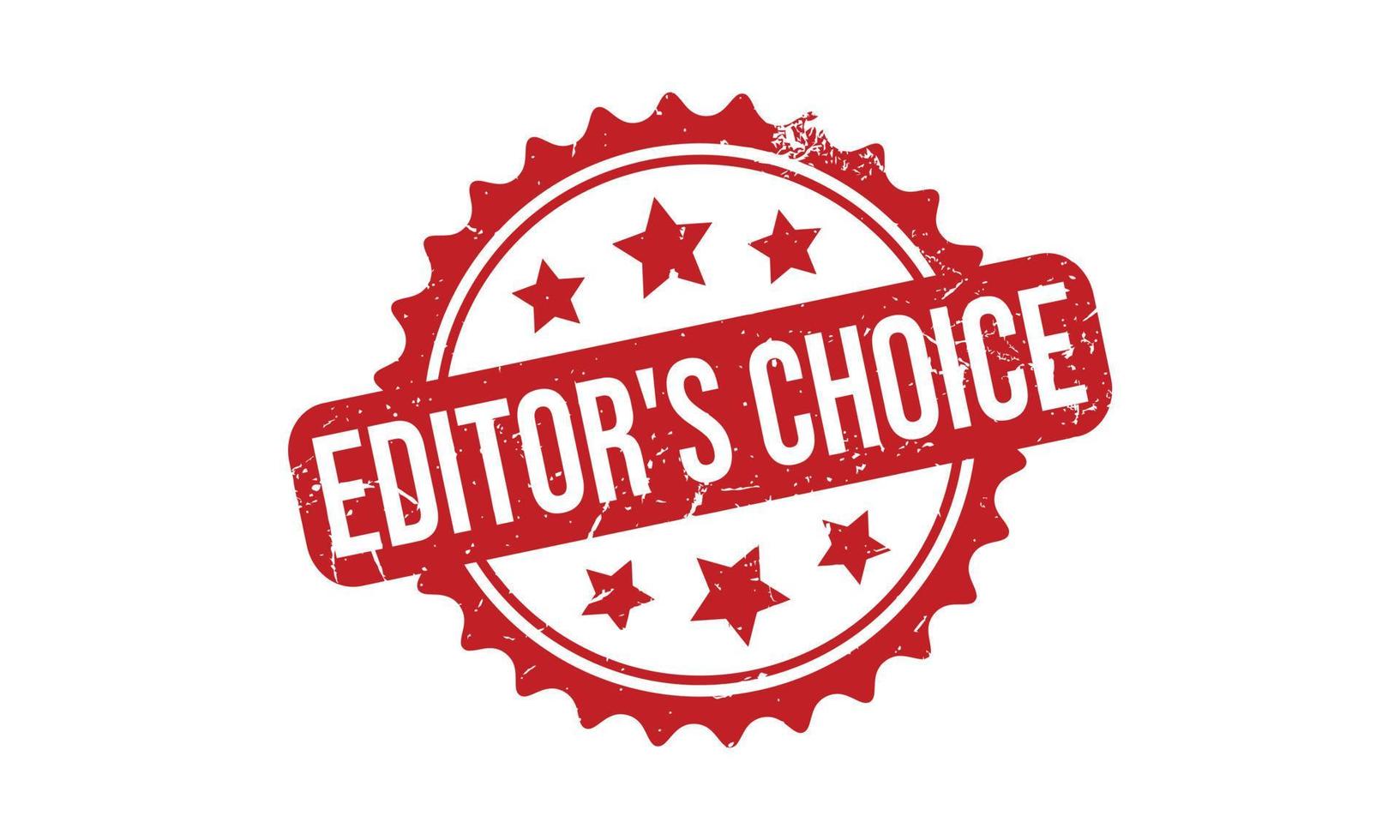 Editors Choice Rubber Stamp. Editors Choice Grunge Stamp Seal Vector Illustration