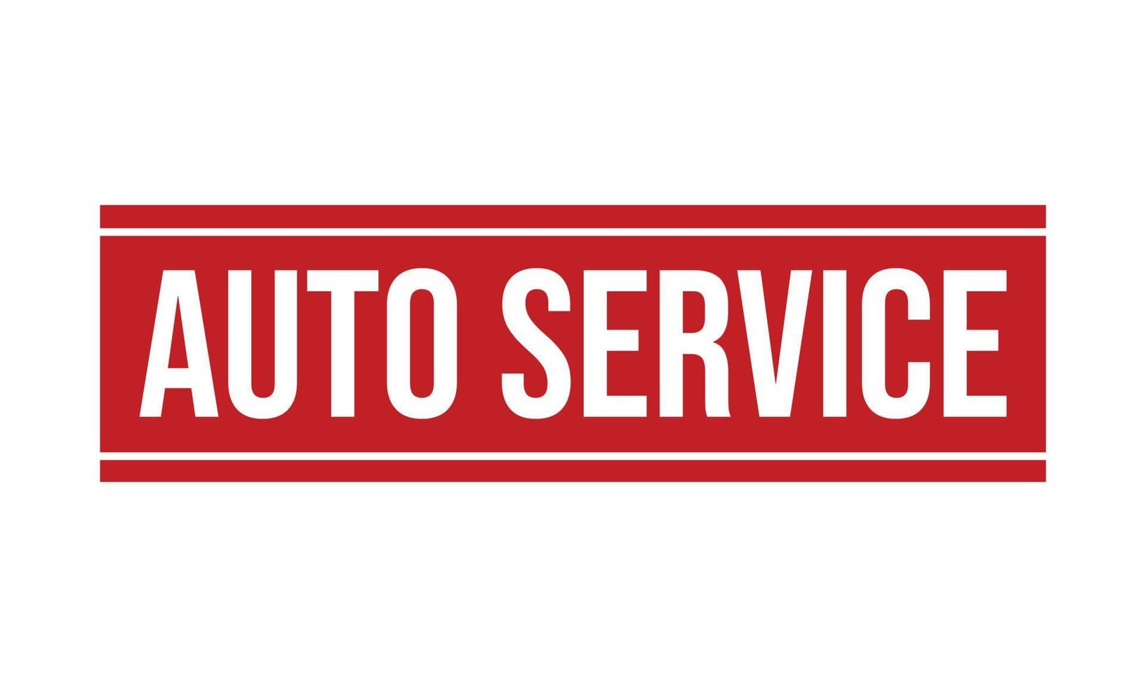 auto Servicio caucho grunge sello sello valores vector