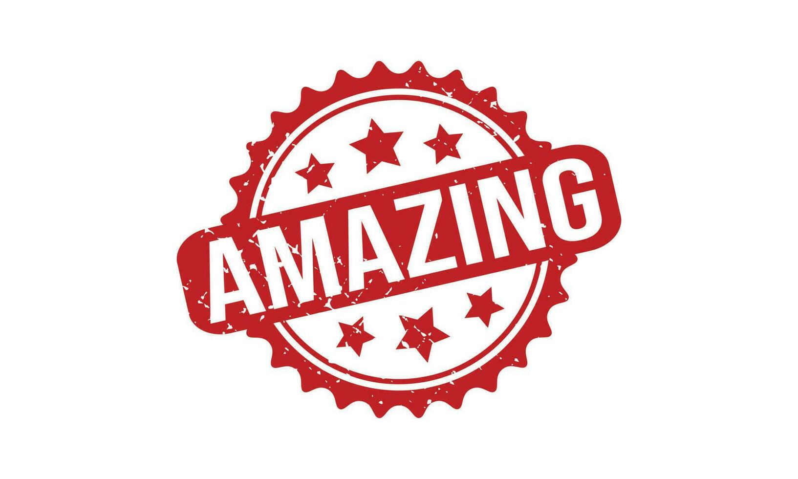 Amazing Rubber Grunge Stamp Seal Stock Vector